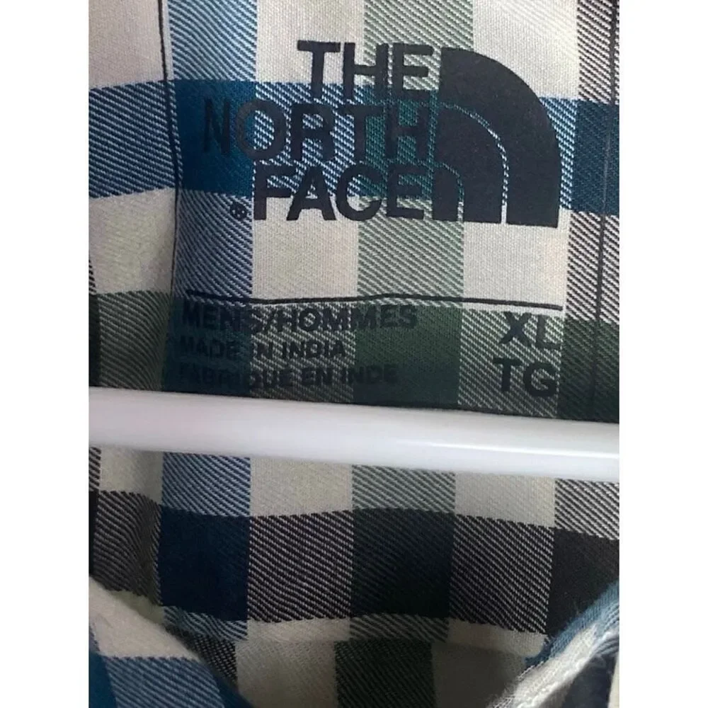 The North Face Mens Mulitcolor Plaid Long Sleeve Button-Down Shirt Size XL